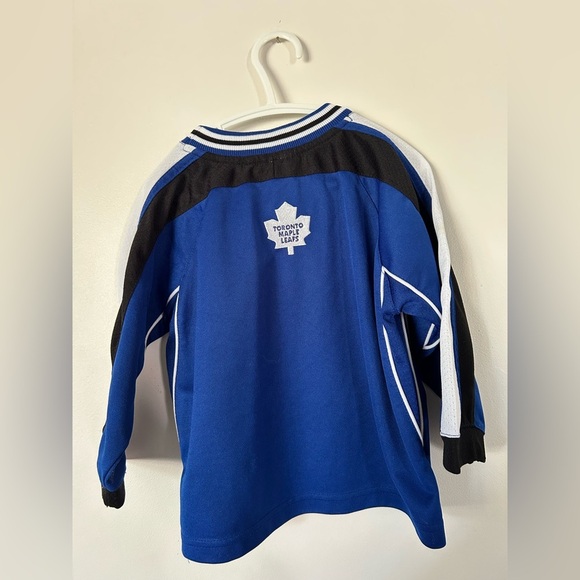 Toronto Maple Leafs Kids Blue Hockey Jersey Size 3 - Picture 4 of 5